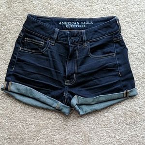American Eagle high rise shorties